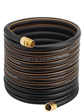 Garden Hose 5/8 Inch Custom Length No Kink Flexible Leakproof 600 PSI