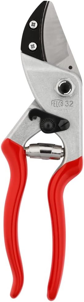 Pruning Shears Swiss-Made Bypass Garden Clippers with Replaceable Parts