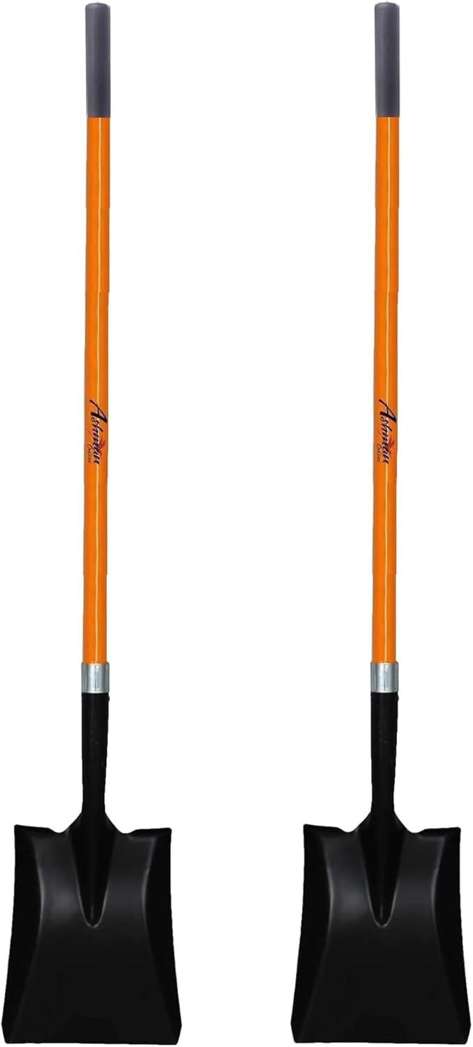 Heavy-Duty Digging Shovel 41-Inch with Trenching Blade and Comfortable Handle