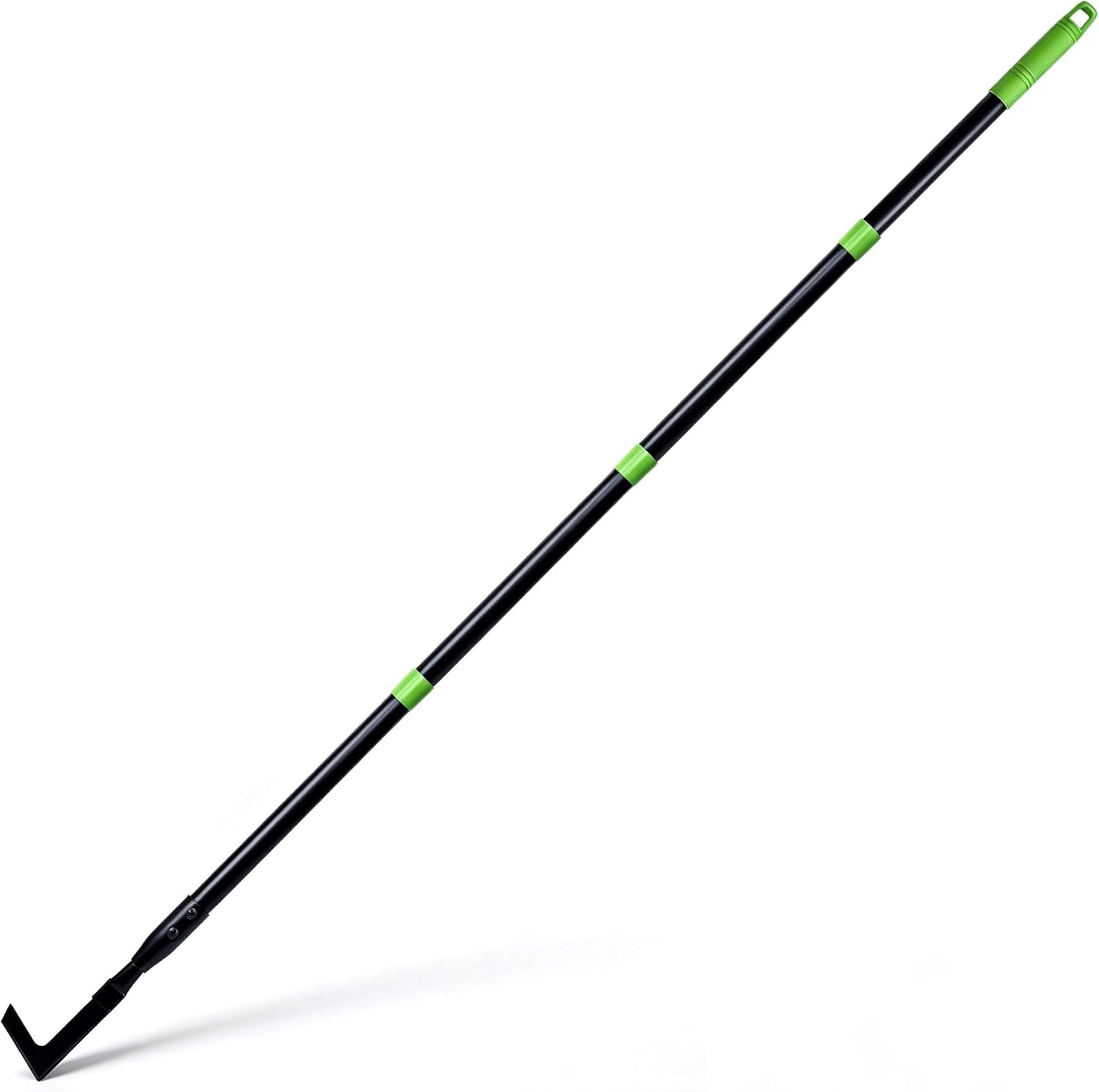 Crack Weeder Crevice Weeding Tool Stainless Steel L-Shaped Blade Non-Slip Handle