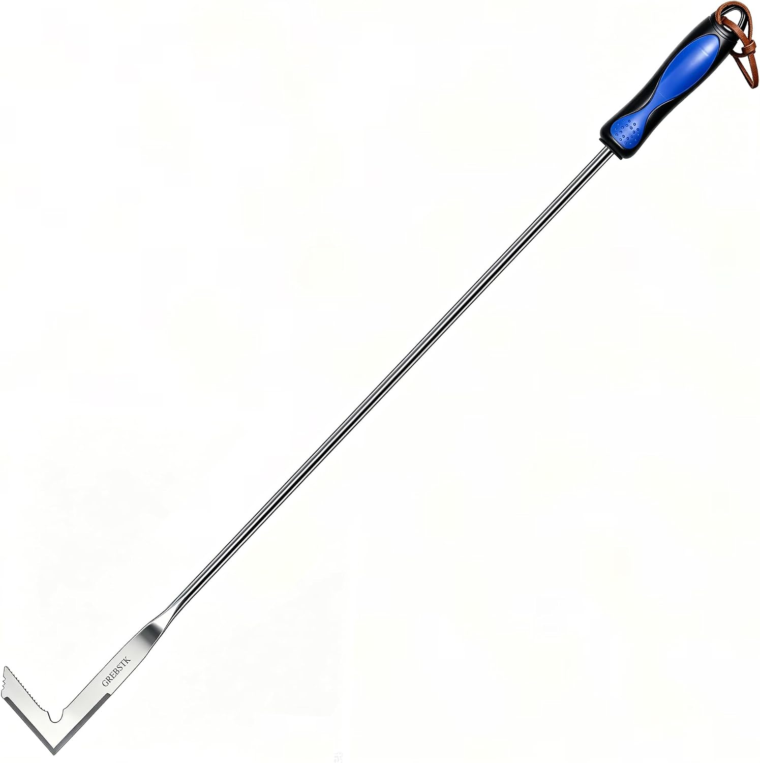 Crack Weeder Crevice Weeding Tool Stainless Steel L-Shaped Blade Non-Slip Handle