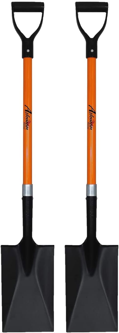 Heavy-Duty Digging Shovel 41-Inch with Trenching Blade and Comfortable Handle