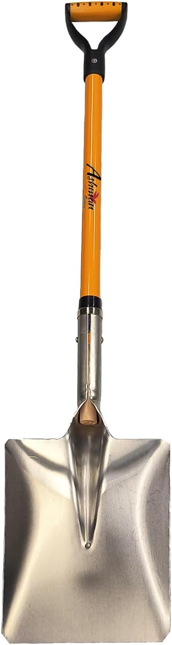 Heavy-Duty Digging Shovel 41-Inch with Trenching Blade and Comfortable Handle
