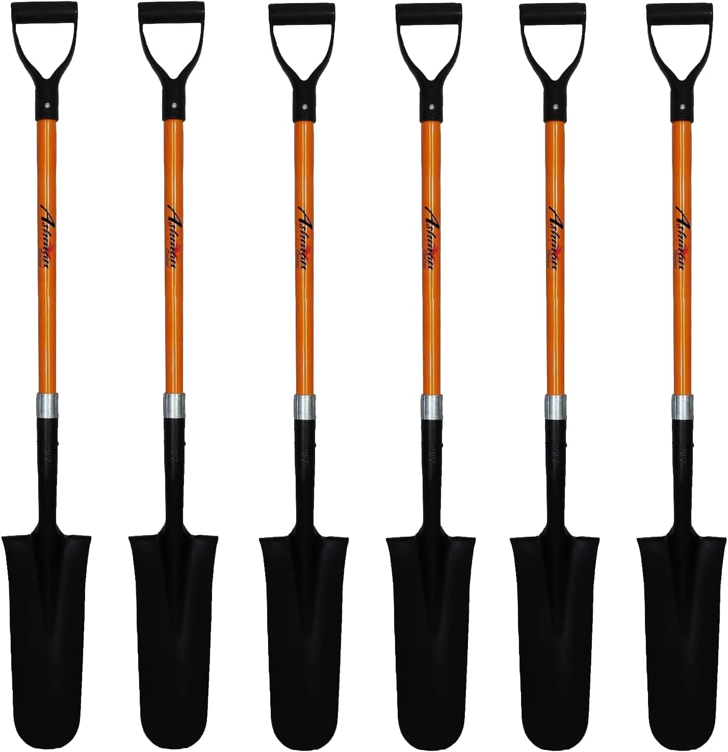 Heavy-Duty Digging Shovel 41-Inch with Trenching Blade and Comfortable Handle