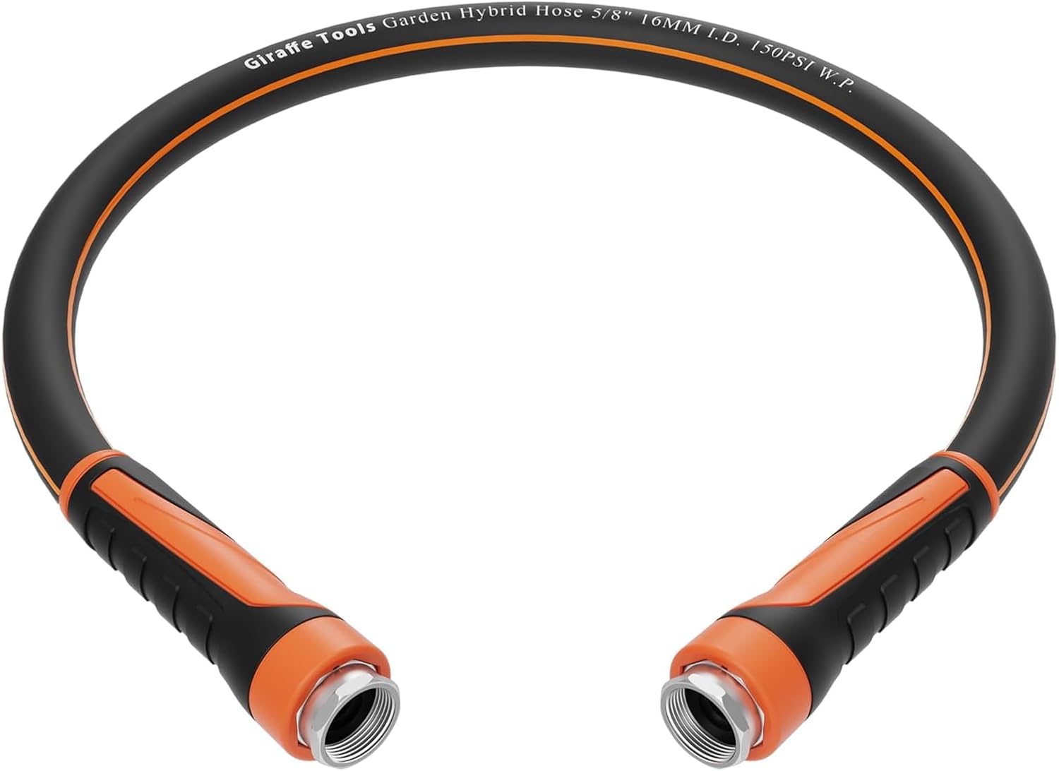 Garden Hose 5/8 Inch Flexible Lightweight Hybrid Hose with Swivel Handle