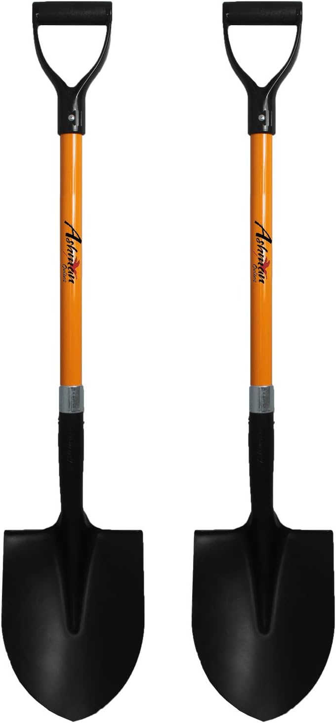 Heavy-Duty Digging Shovel 41-Inch with Trenching Blade and Comfortable Handle