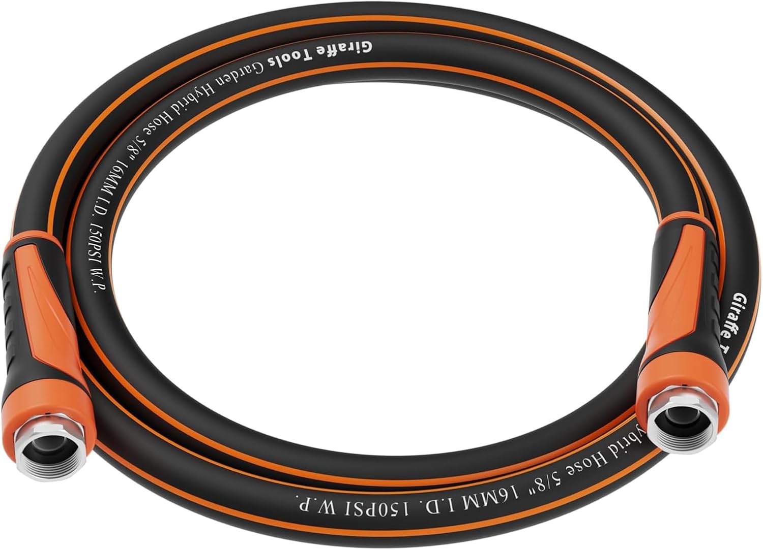 Garden Hose 5/8 Inch Flexible Lightweight Hybrid Hose with Swivel Handle