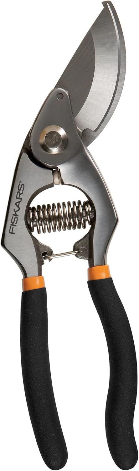 Bypass Pruning Shears 5/8 Inch Cut Capacity Garden Clippers All Steel