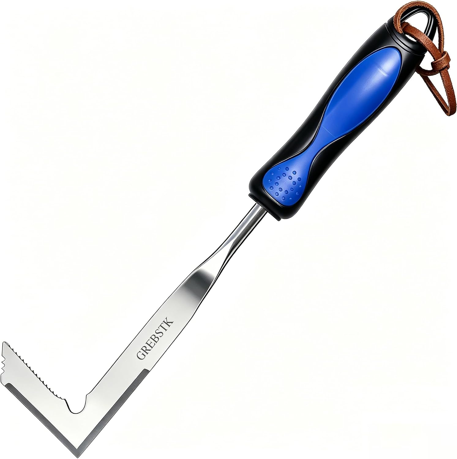 Crack Weeder Crevice Weeding Tool Stainless Steel L-Shaped Blade Non-Slip Handle