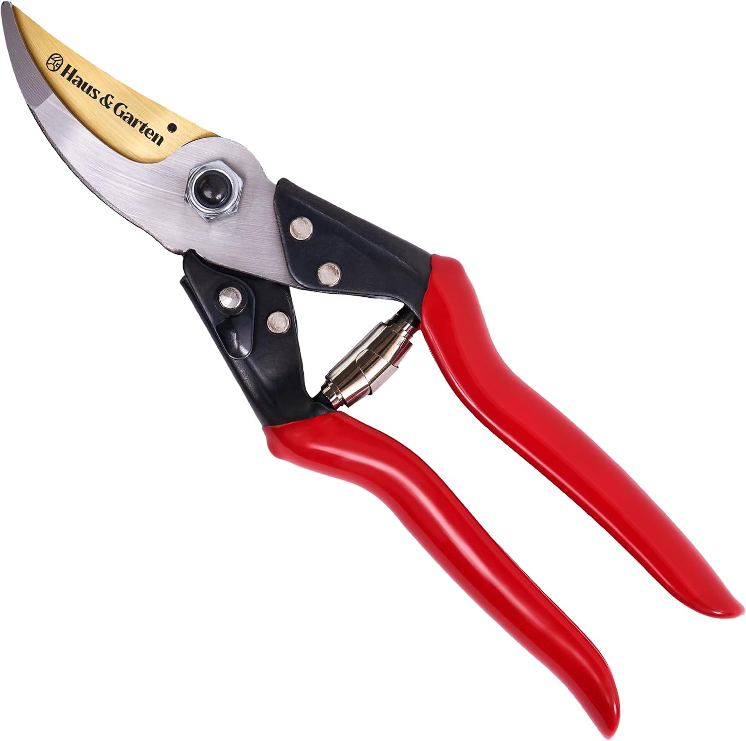 Ergonomic Bypass Pruners Professional Titanium Garden Shears Heavy Duty Hand Pruning Scissor