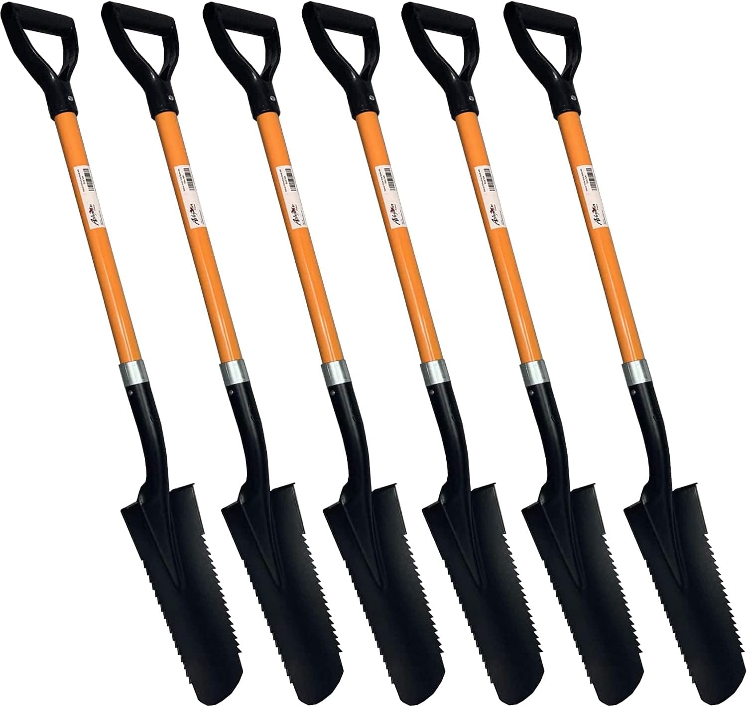 Heavy-Duty Digging Shovel 41-Inch with Trenching Blade and Comfortable Handle