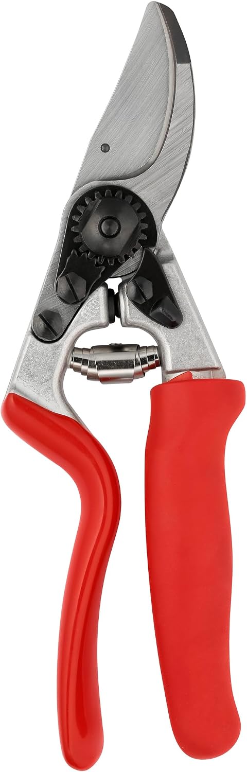 Pruning Shears Swiss-Made Bypass Garden Clippers with Replaceable Parts