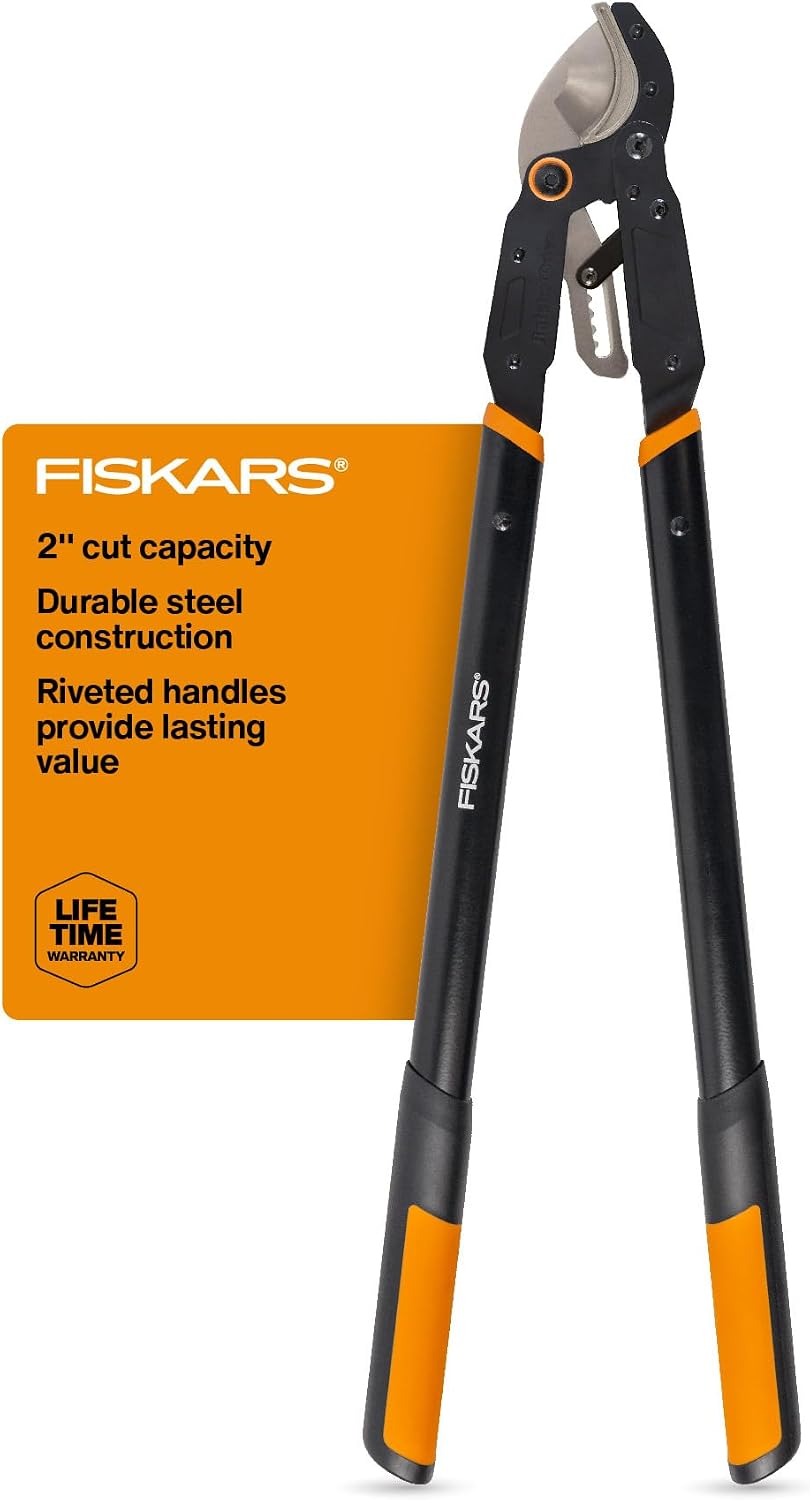 28" Garden Bypass Loppers, Tree Trimmer with 1.5" Cut Capacity