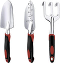 3-Piece Garden Hand Tool Set with Ergonomic Non-Slip Handles for Planting