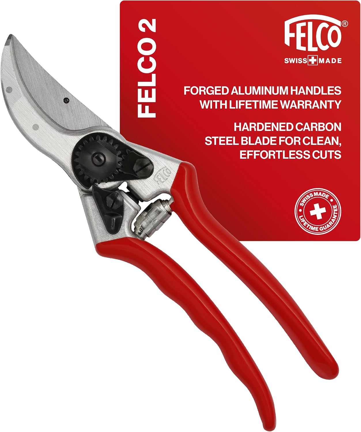Pruning Shears Swiss-Made Bypass Garden Clippers with Replaceable Parts