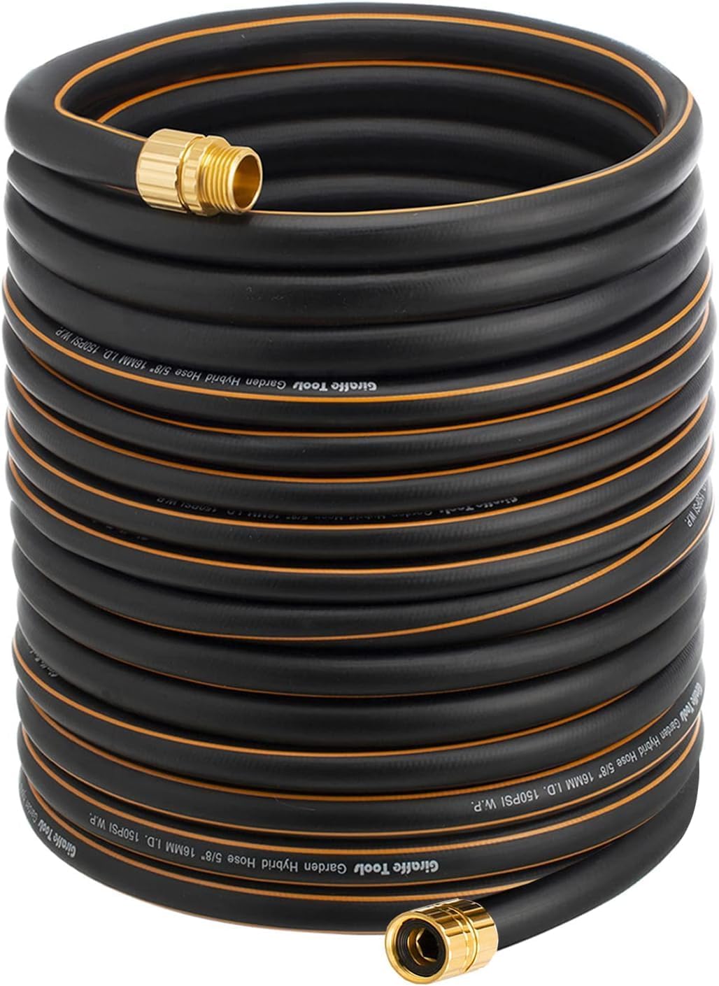 Garden Hose 5/8 Inch Custom Length No Kink Flexible Leakproof 600 PSI