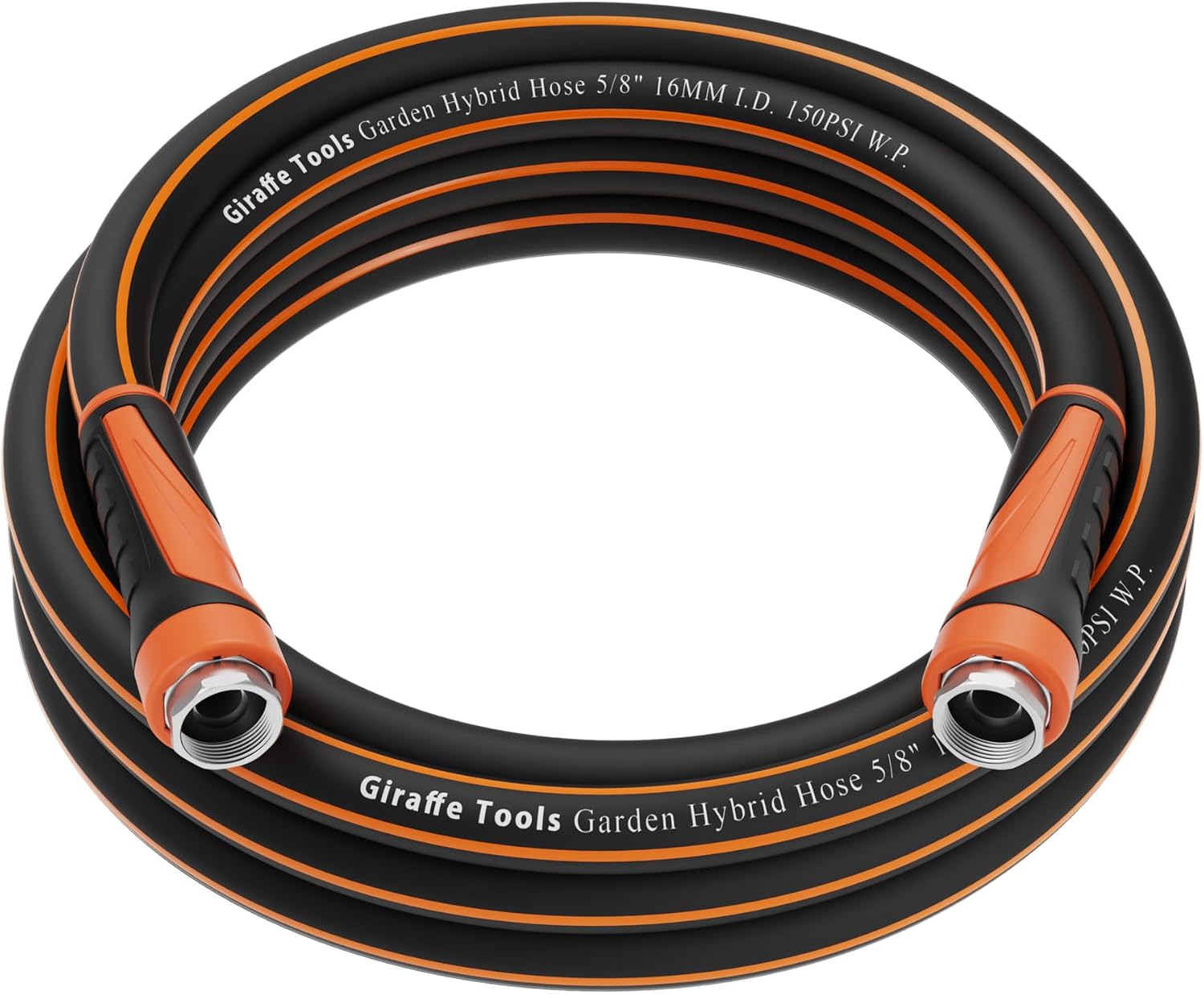 Garden Hose 5/8 Inch Flexible Lightweight Hybrid Hose with Swivel Handle