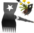 2-in-1 Weed Rake and Garden Hoe 68 Inch Long Handle Weed Puller Tool