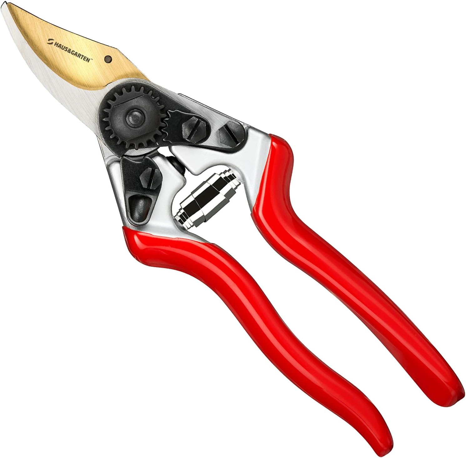 Ergonomic Bypass Pruners Professional Titanium Garden Shears Heavy Duty Hand Pruning Scissor