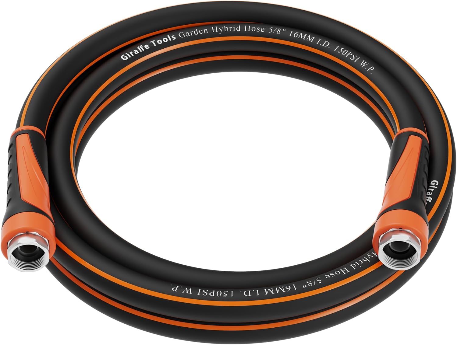 Garden Hose 5/8 Inch Flexible Lightweight Hybrid Hose with Swivel Handle