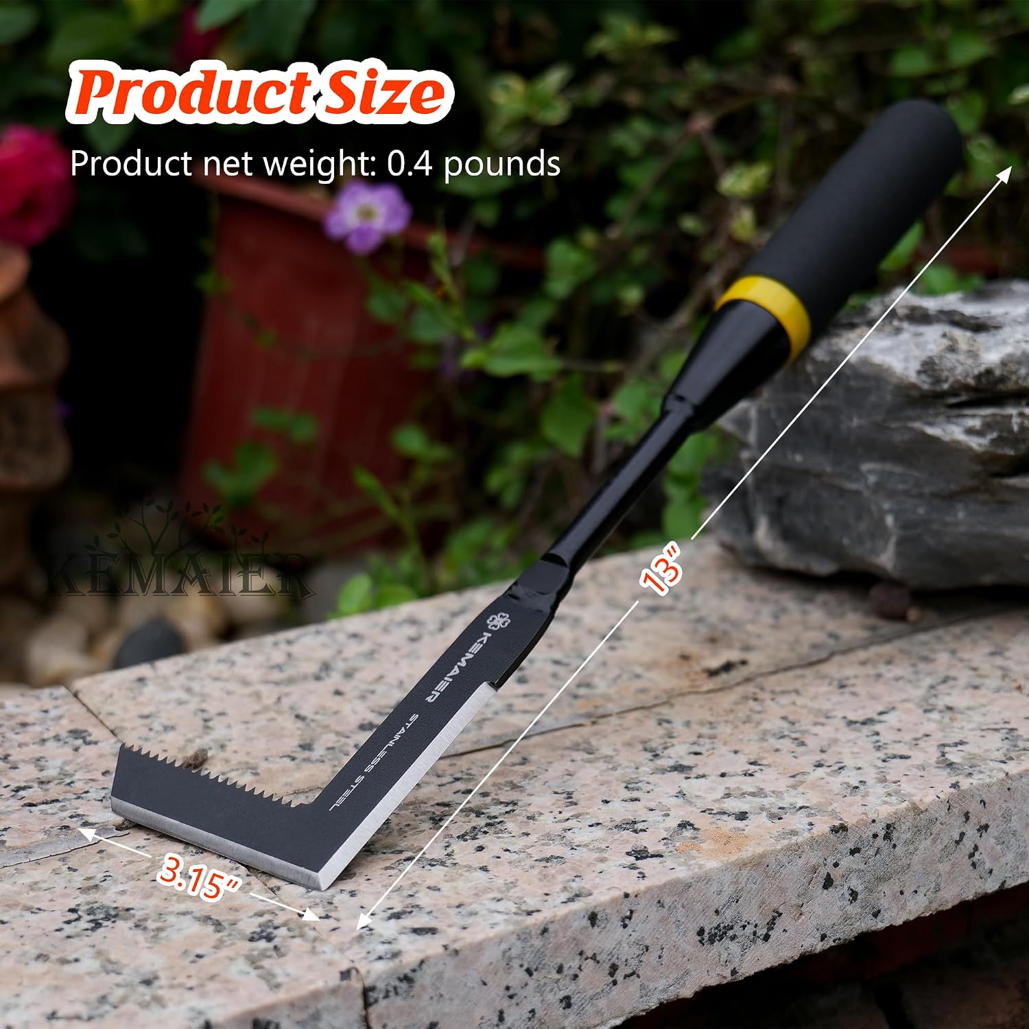 5-Piece Heavy-Duty Stainless Steel Garden Tool Set